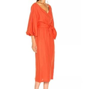 Orange Mara Hoffman perfect condition sz L dress